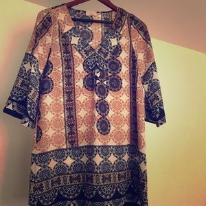 Tua Boho Shirt Dress